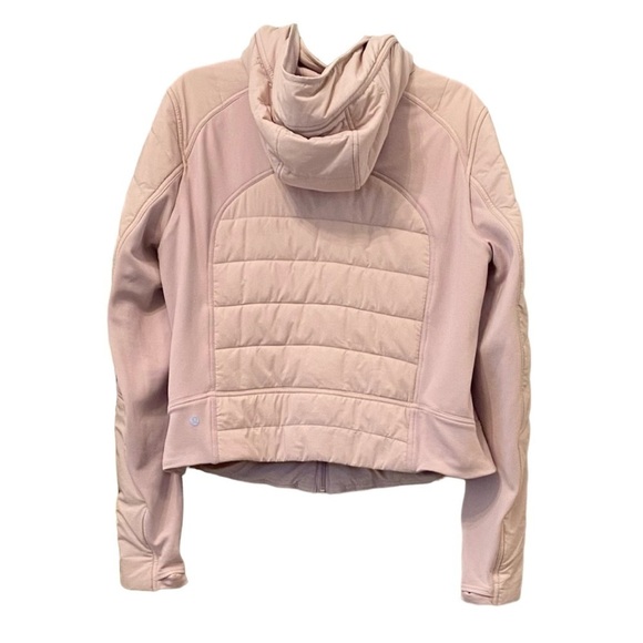 Lululemon Push Your Pace Jacket Porcelain Pink size 6 - Picture 7 of 13